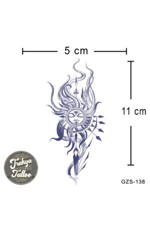 Yarı Kalıcı Dövme Geçici Güneş Dövmesi