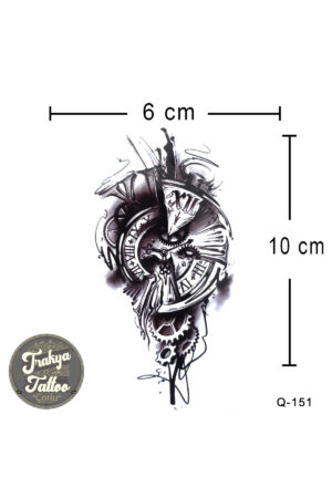 1-2 Hafta Kalıcı Geçici Minimal Saat Dövmesi