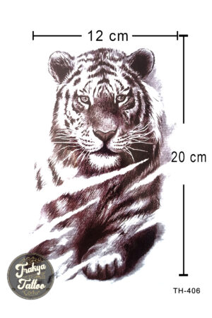 Geçici Dövme 1-2 Hafta Kalıcı Yarım Kol Kaplan