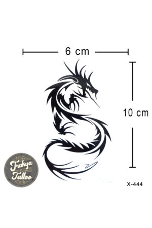 1-2 Hafta Kalıcı Geçici Minimal Ejderha Dövmesi